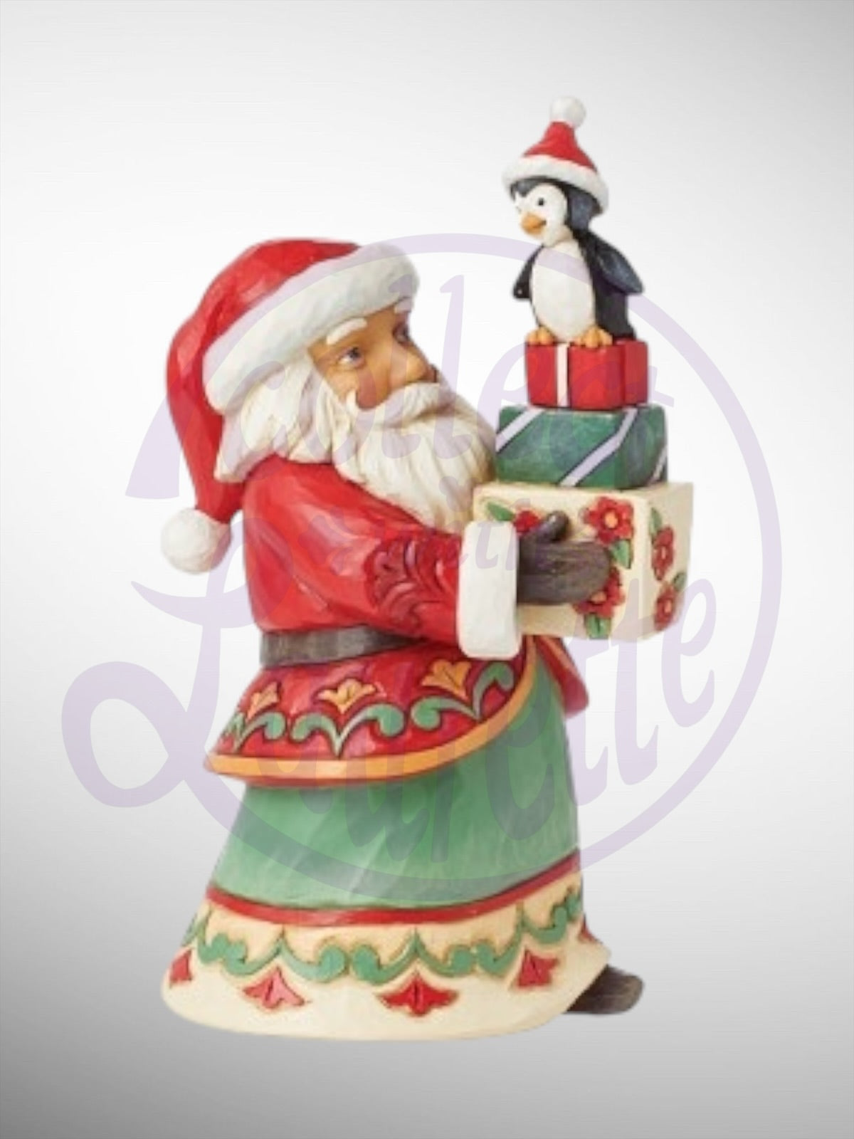 Jim Shore Heartwood Creek -Loaded Up With Christmas Cheer Figurine